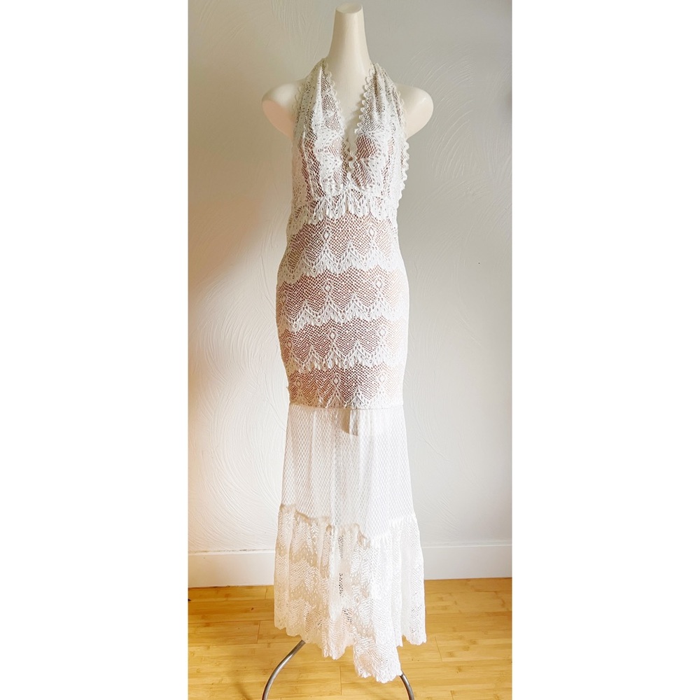 Nightcap White Lace Maxi Dress - Picture 2 of 16